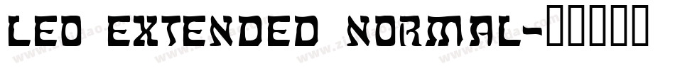 Leo Extended Normal字体转换